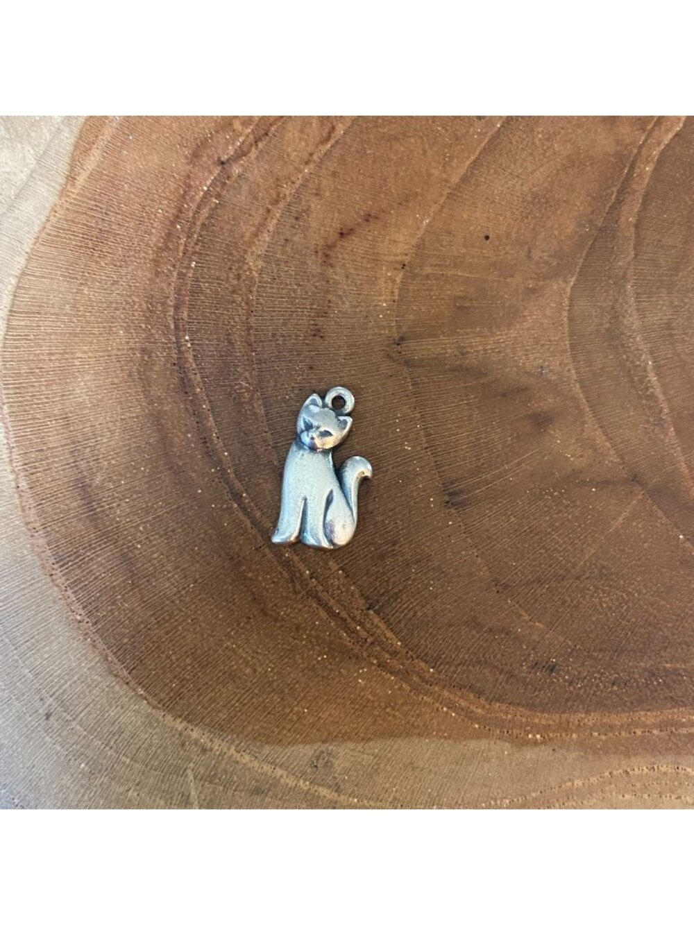 James Avery Cat Charm, Sterling Silver
